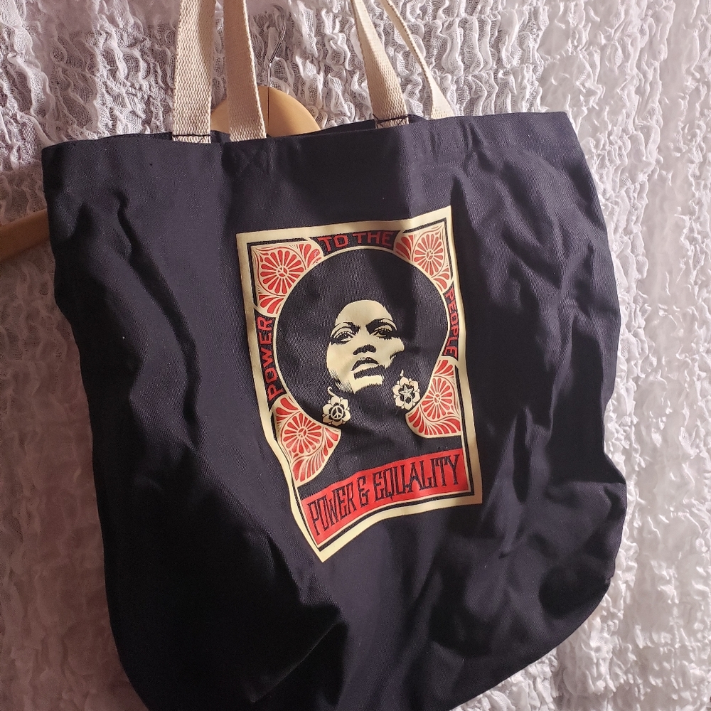 Obey tote bag